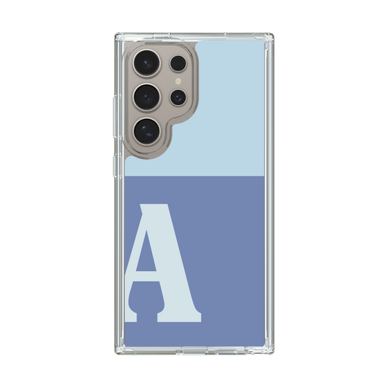 Slim Protection Case［ Original - initial two tone - A blue ］