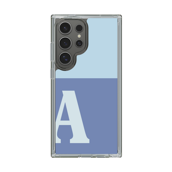 Slim Protection Case［ Original - initial two tone - A blue ］