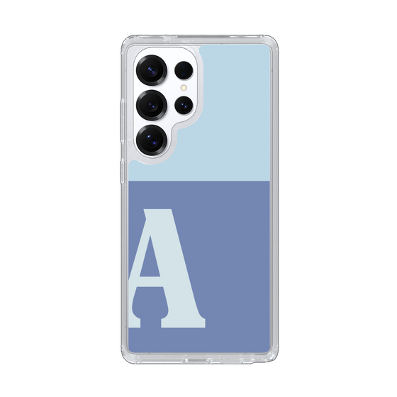 Slim Protection Case［ Original - initial two tone - A blue ］