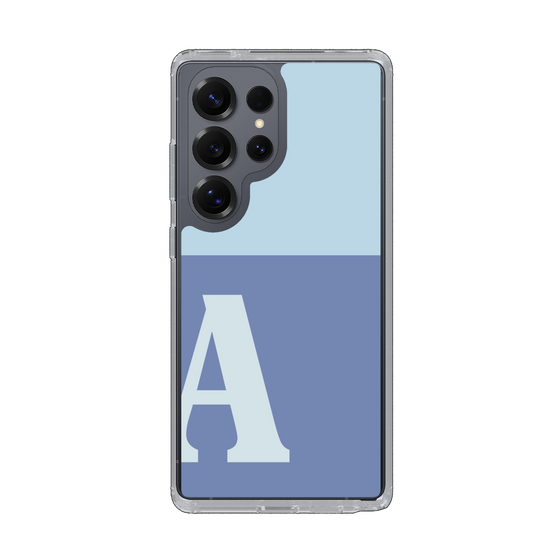 Slim Protection Case［ Original - initial two tone - A blue ］