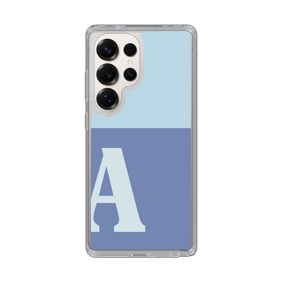 Slim Protection Case［ Original - initial two tone - A blue ］