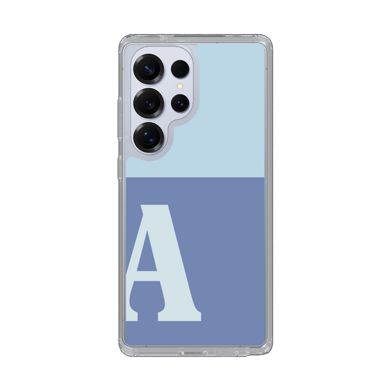 Slim Protection Case［ Original - initial two tone - A blue ］