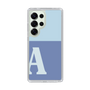 Slim Protection Case［ Original - initial two tone - A blue ］