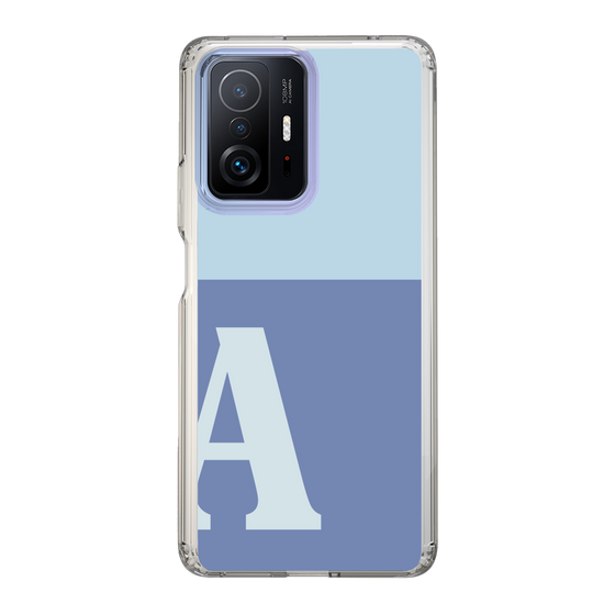 Slim Protection Case［ Original - initial two tone - A blue ］