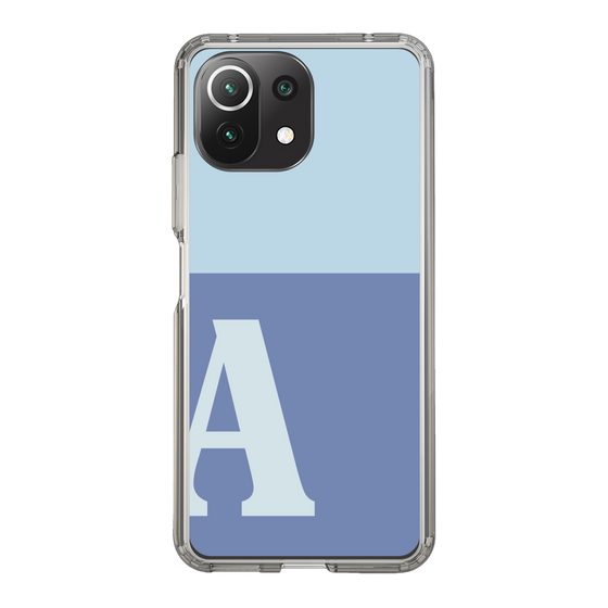 Slim Protection Case［ Original - initial two tone - A blue ］