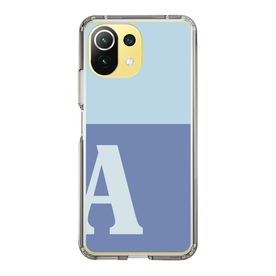 Slim Protection Case［ Original - initial two tone - A blue ］