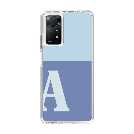 Slim Protection Case［ Original - initial two tone - A blue ］
