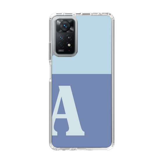 Slim Protection Case［ Original - initial two tone - A blue ］