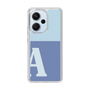Slim Protection Case［ Original - initial two tone - A blue ］