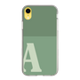 Slim Protection Case［ Original - initial two tone - A green ］