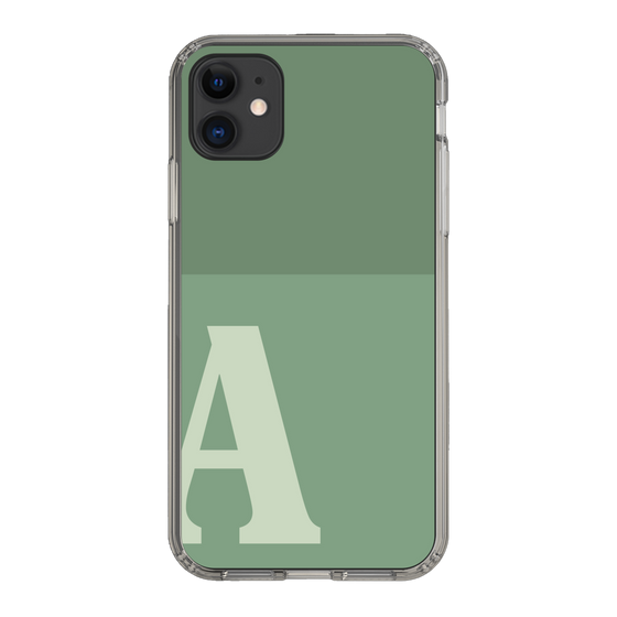 Slim Protection Case［ Original - initial two tone - A green ］