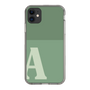 Slim Protection Case［ Original - initial two tone - A green ］