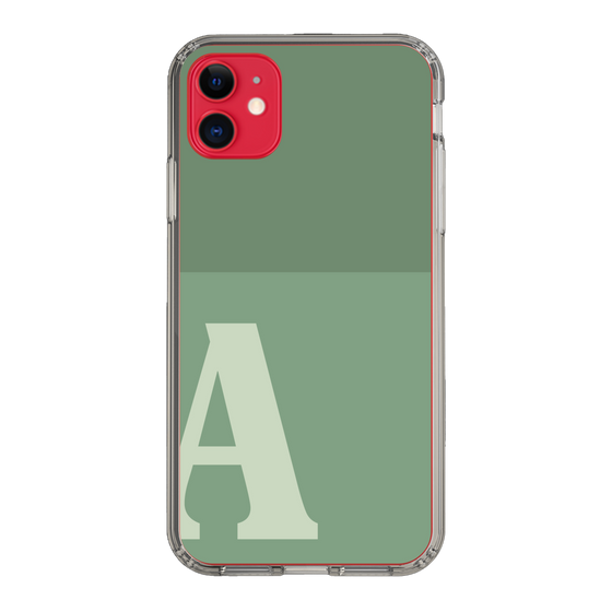 Slim Protection Case［ Original - initial two tone - A green ］