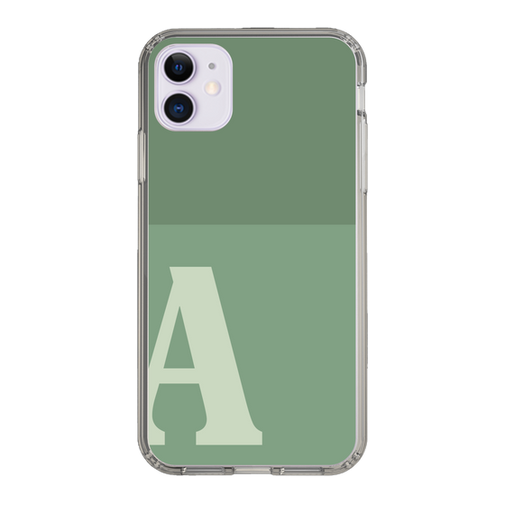 Slim Protection Case［ Original - initial two tone - A green ］