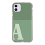 Slim Protection Case［ Original - initial two tone - A green ］