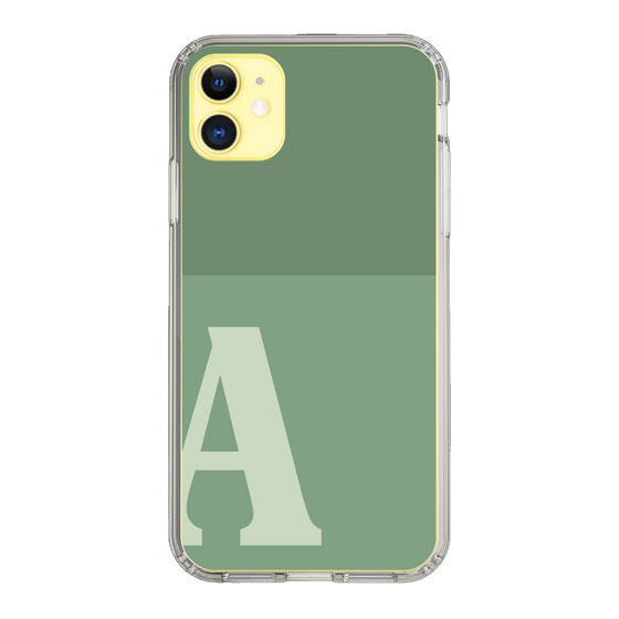 Slim Protection Case［ Original - initial two tone - A green ］