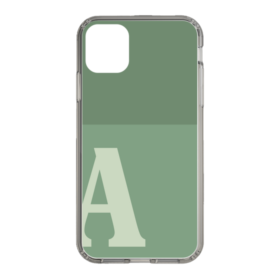 Slim Protection Case［ Original - initial two tone - A green ］