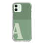 Slim Protection Case［ Original - initial two tone - A green ］