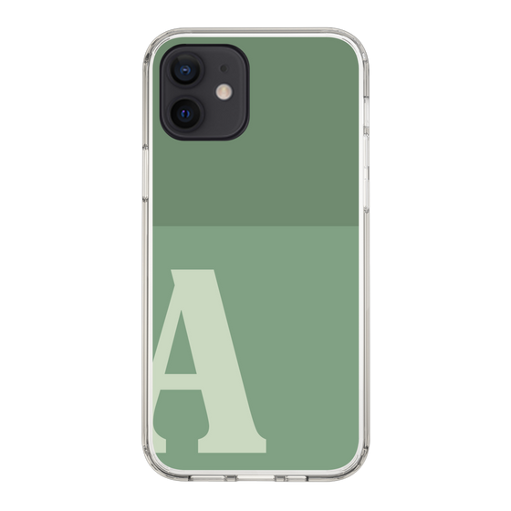 Slim Protection Case［ Original - initial two tone - A green ］