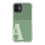 Slim Protection Case［ Original - initial two tone - A green ］