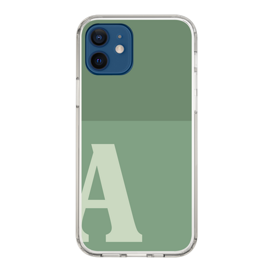 Slim Protection Case［ Original - initial two tone - A green ］