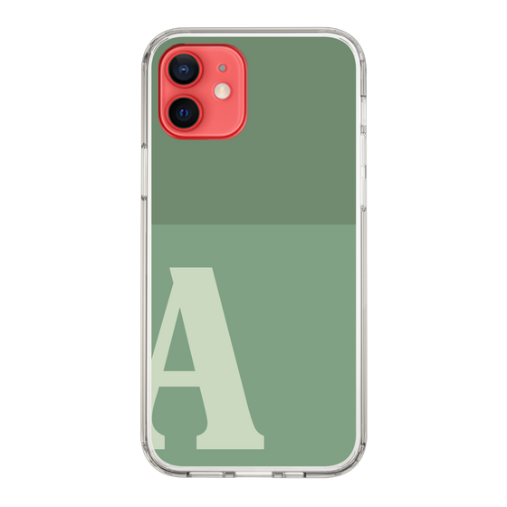 Slim Protection Case［ Original - initial two tone - A green ］