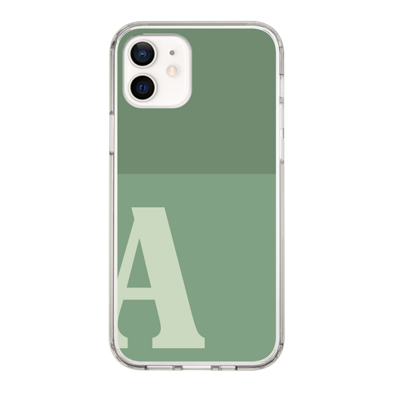 Slim Protection Case［ Original - initial two tone - A green ］