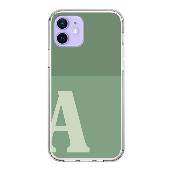 Slim Protection Case［ Original - initial two tone - A green ］
