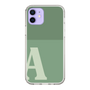 Slim Protection Case［ Original - initial two tone - A green ］