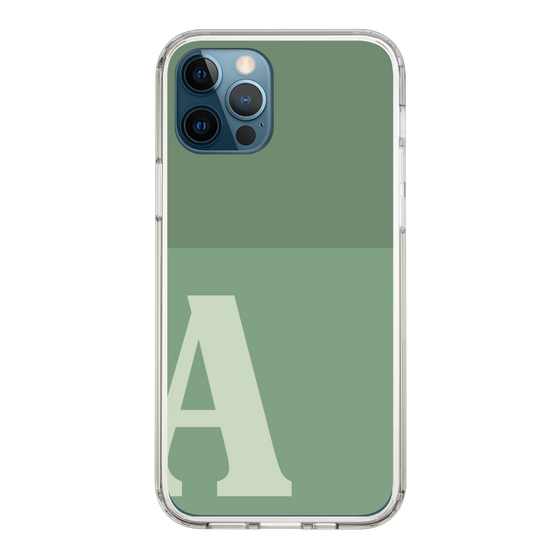 Slim Protection Case［ Original - initial two tone - A green ］