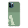 Slim Protection Case［ Original - initial two tone - A green ］