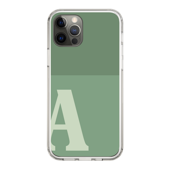 Slim Protection Case［ Original - initial two tone - A green ］
