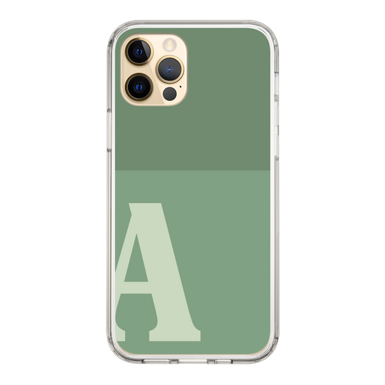Slim Protection Case［ Original - initial two tone - A green ］