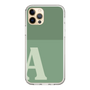 Slim Protection Case［ Original - initial two tone - A green ］