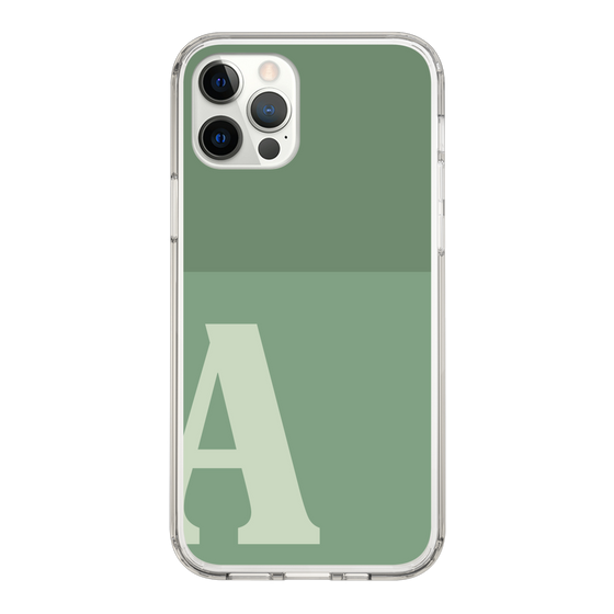 Slim Protection Case［ Original - initial two tone - A green ］