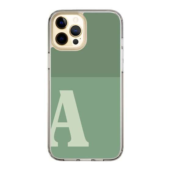 Slim Protection Case［ Original - initial two tone - A green ］