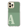 Slim Protection Case［ Original - initial two tone - A green ］