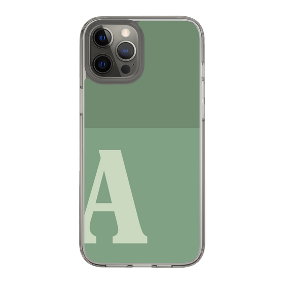 Slim Protection Case［ Original - initial two tone - A green ］
