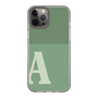 Slim Protection Case［ Original - initial two tone - A green ］