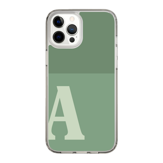 Slim Protection Case［ Original - initial two tone - A green ］