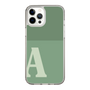Slim Protection Case［ Original - initial two tone - A green ］