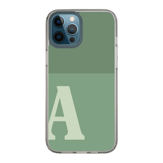 Slim Protection Case［ Original - initial two tone - A green ］