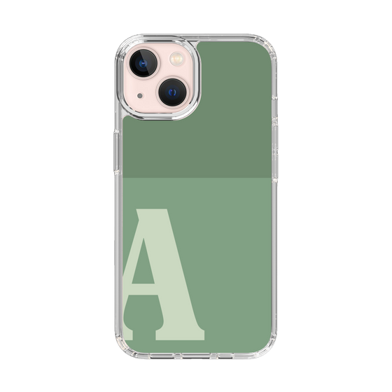 Slim Protection Case［ Original - initial two tone - A green ］