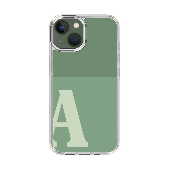 Slim Protection Case［ Original - initial two tone - A green ］