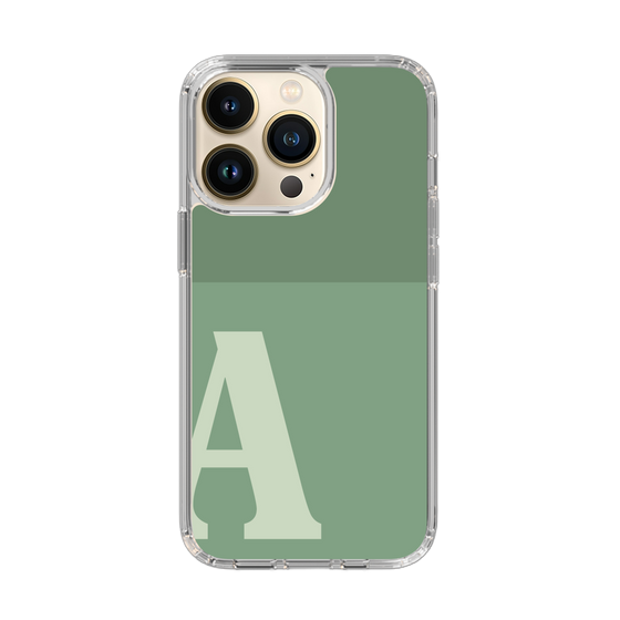Slim Protection Case［ Original - initial two tone - A green ］
