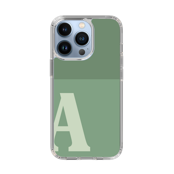 Slim Protection Case［ Original - initial two tone - A green ］