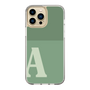 Slim Protection Case［ Original - initial two tone - A green ］