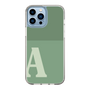 Slim Protection Case［ Original - initial two tone - A green ］