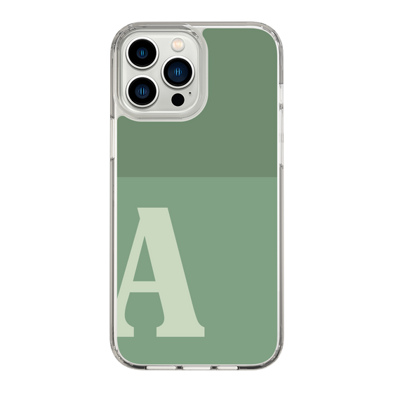 Slim Protection Case［ Original - initial two tone - A green ］