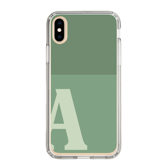 Slim Protection Case［ Original - initial two tone - A green ］